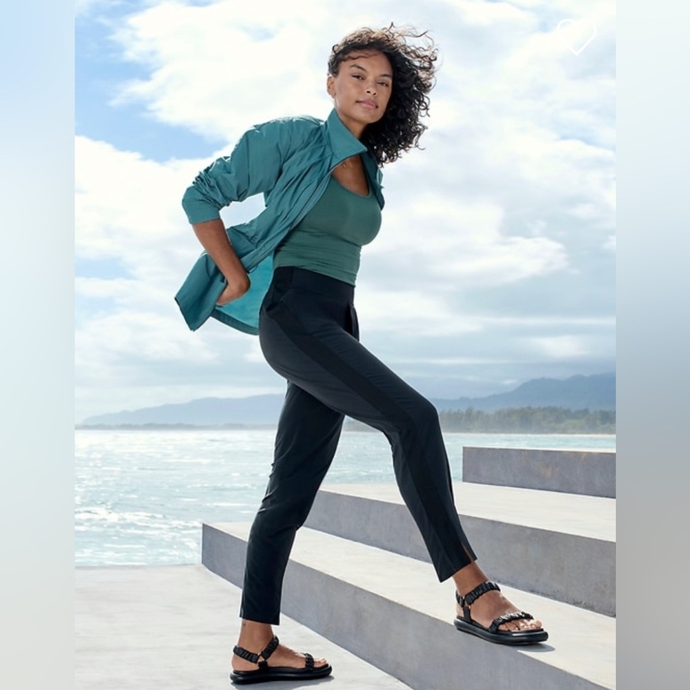 ATHLETA Brooklyn Ankle Pants Black size 8